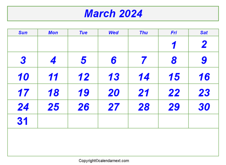 Blank March 2024 Calendar Calendar Next blank-march-2024-calendar-calendar-next